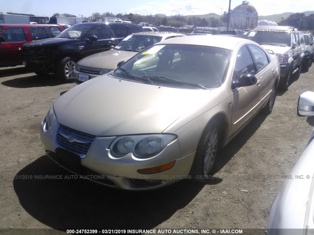 2C3HE66G01H618576 - 2001 CHRYSLER 300M BEIGE photo 2