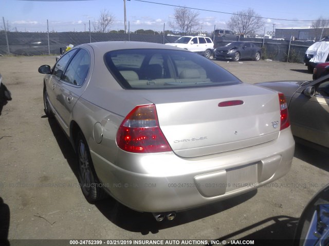 2C3HE66G01H618576 - 2001 CHRYSLER 300M BEIGE photo 3