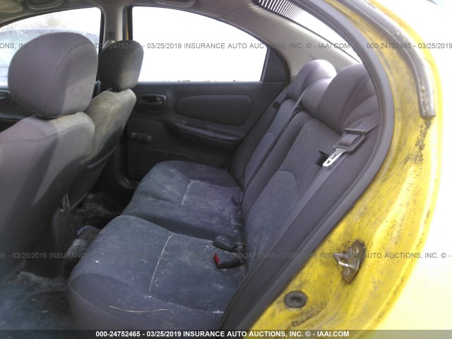 1B3ES56C12D581830 - 2002 DODGE NEON ES YELLOW photo 8