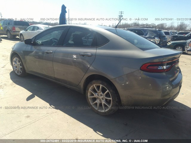 1C3CDFBHXDD158078 - 2013 DODGE DART SXT BLACK photo 3