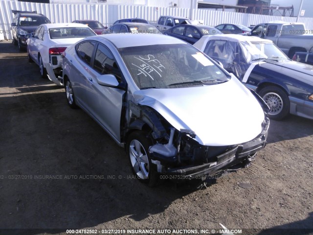 5NPDH4AE3DH310373 - 2013 HYUNDAI ELANTRA GLS/LIMITED SILVER photo 1