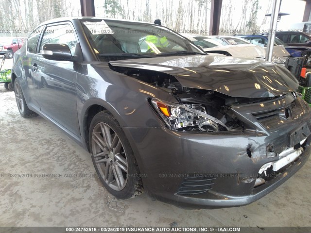 JTKJF5C70C3043032 - 2012 TOYOTA SCION TC GRAY photo 1