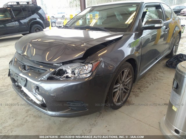JTKJF5C70C3043032 - 2012 TOYOTA SCION TC GRAY photo 2