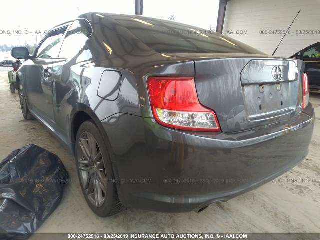 JTKJF5C70C3043032 - 2012 TOYOTA SCION TC GRAY photo 3