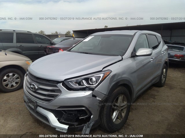 5XYZT3LB3HG433038 - 2017 HYUNDAI SANTA FE SPORT  SILVER photo 6