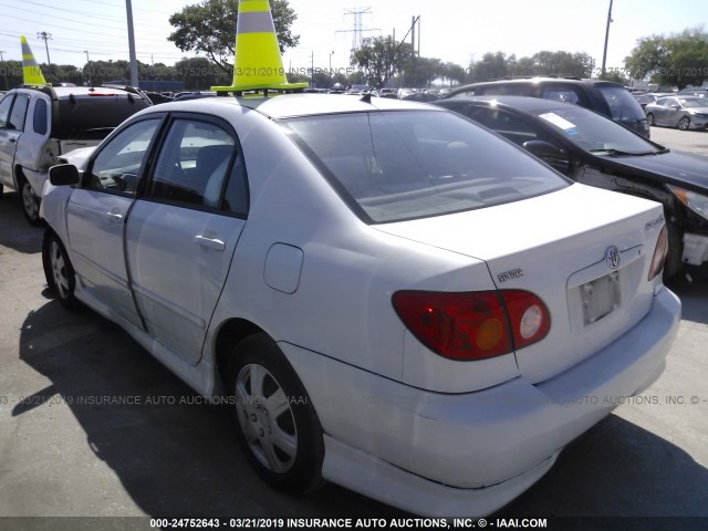 2T1BR32E74C278883 - 2004 TOYOTA COROLLA CE/LE/S WHITE photo 3