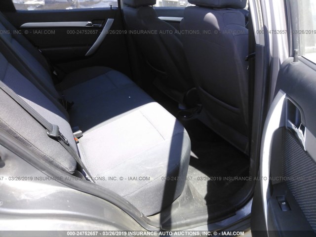 KL1TD5DE8BB147959 - 2011 CHEVROLET AVEO LS/LT GRAY photo 8
