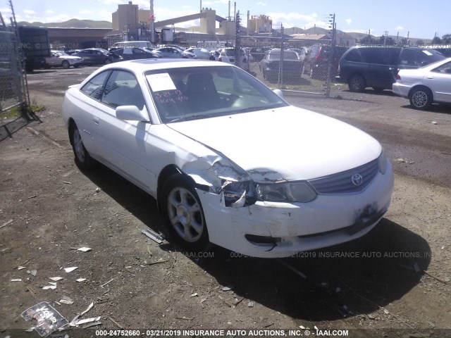 2T1CF28P22C598111 - 2002 TOYOTA CAMRY SOLARA SE/SLE თეთრი ფოტო 1