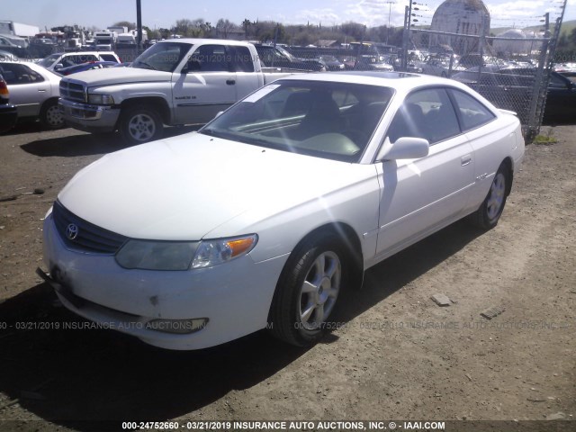 2T1CF28P22C598111 - 2002 TOYOTA CAMRY SOLARA SE/SLE თეთრი ფოტო 2