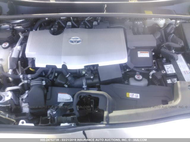 JTDKARFP6H3066190 - 2017 TOYOTA PRIUS PRIME  银色 照片 10