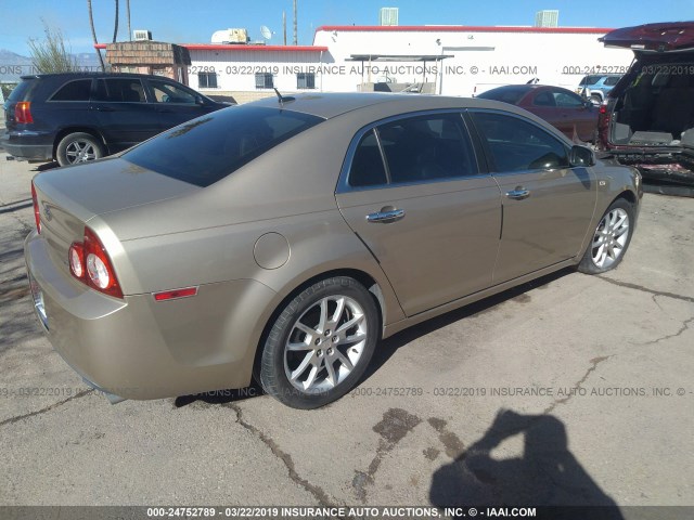 1G1ZK57738F272657 - 2008 CHEVROLET MALIBU LTZ ოქროსფერი ფოტო 4