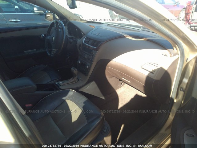 1G1ZK57738F272657 - 2008 CHEVROLET MALIBU LTZ ოქროსფერი ფოტო 5