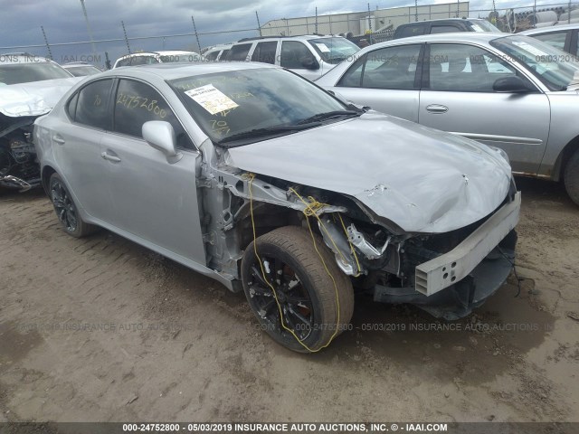 JTHCK262665002602 - 2006 LEXUS IS 250 SILVER photo 1