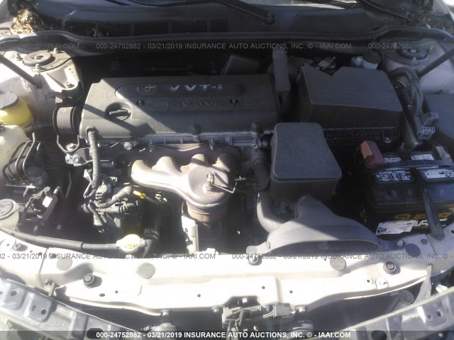 4T1BE46K37U580207 - 2007 TOYOTA CAMRY NEW GENERAT CE/LE/XLE/SE GOLD photo 10