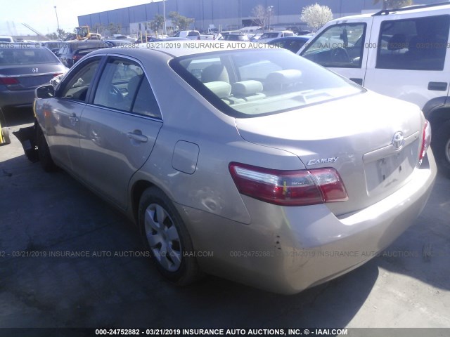 4T1BE46K37U580207 - 2007 TOYOTA CAMRY NEW GENERAT CE/LE/XLE/SE GOLD photo 3