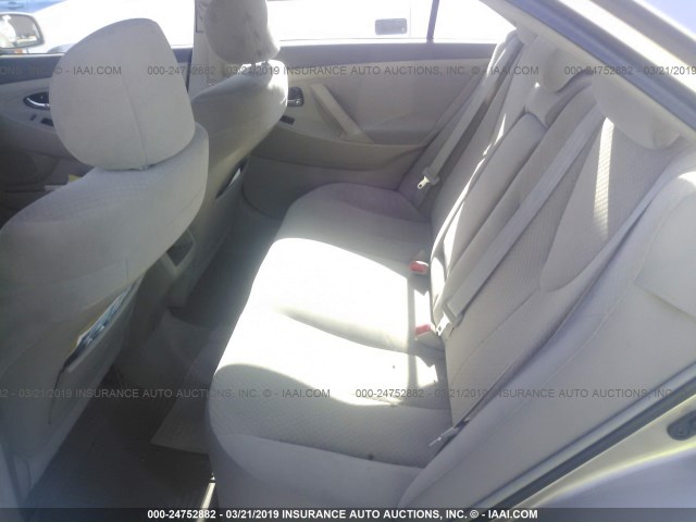 4T1BE46K37U580207 - 2007 TOYOTA CAMRY NEW GENERAT CE/LE/XLE/SE GOLD photo 8