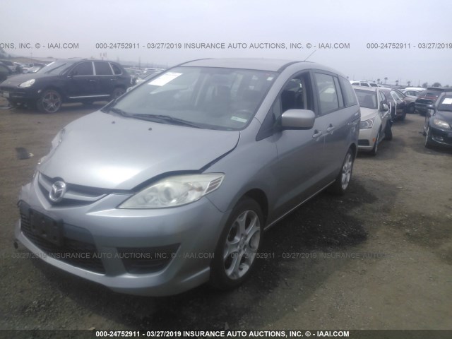 JM1CR2WL3A0372742 - 2010 MAZDA 5 GRAY photo 2