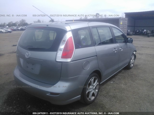 JM1CR2WL3A0372742 - 2010 MAZDA 5 GRAY photo 4