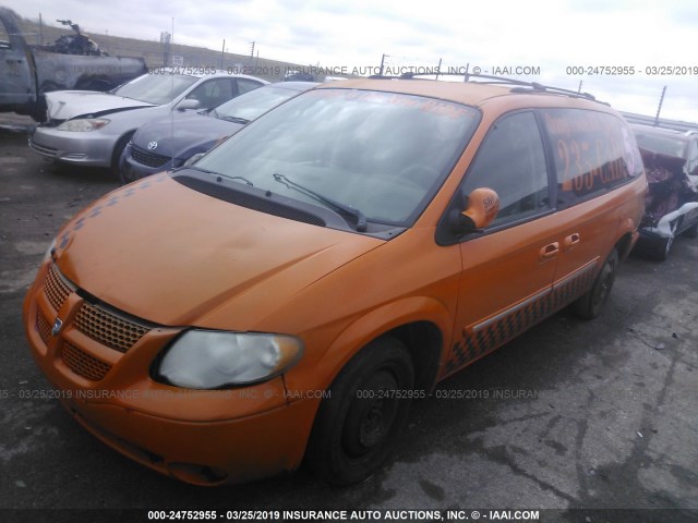 2C4GP54L65R136559 - 2005 CHRYSLER TOWN & COUNTRY TOURING ORANGE photo 2