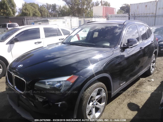WBAVM1C51FVW57521 - 2015 BMW X1 SDRIVE28I BLACK photo 2
