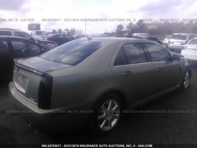 1G6DW677X50135714 - 2005 CADILLAC STS GREEN photo 4