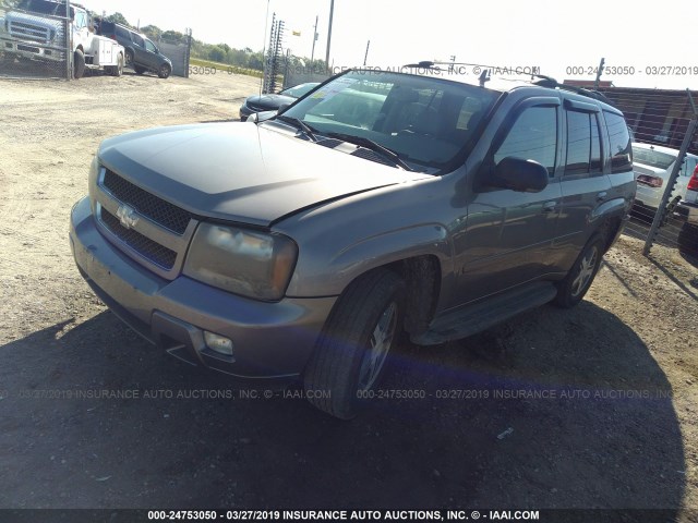 1GNDS13S672292676 - 2007 CHEVROLET TRAILBLAZER LS/LT GRAY photo 2