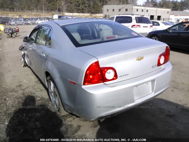 1G1ZA5E03CF163729 - 2012 CHEVROLET MALIBU LS SILVER photo 3