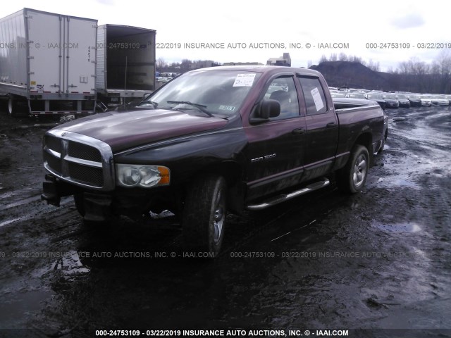 3D7HU18Z22G186466 - 2002 DODGE RAM 1500 MAROON photo 2