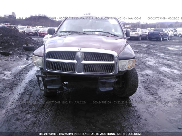 3D7HU18Z22G186466 - 2002 DODGE RAM 1500 MAROON photo 6