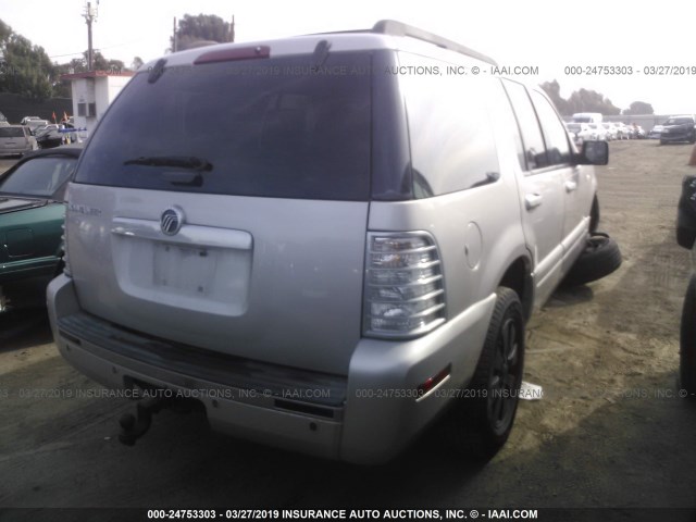 4M2EU37E56UJ18733 - 2006 MERCURY MOUNTAINEER LUXURY SILVER photo 4