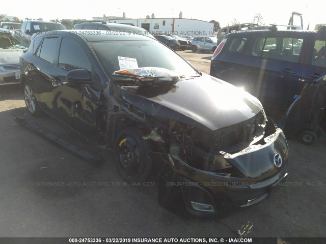 JM1BL1H66A1343566 - 2010 MAZDA 3 S BLACK photo 1