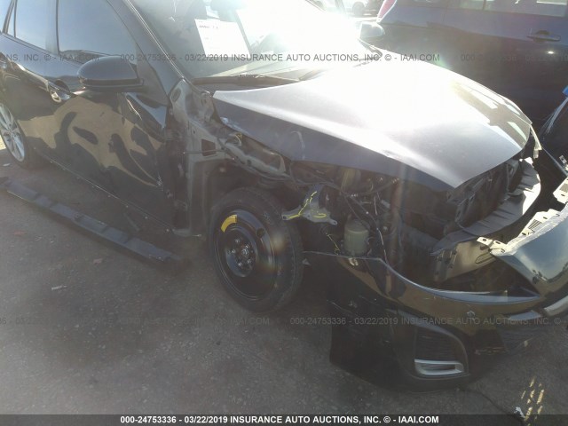 JM1BL1H66A1343566 - 2010 MAZDA 3 S BLACK photo 6