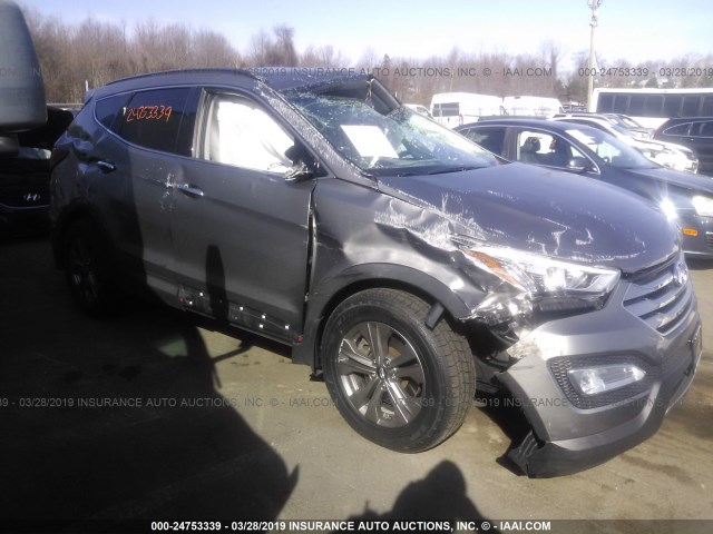 5XYZUDLBXGG354984 - 2016 HYUNDAI SANTA FE SPORT  GRAY photo 1