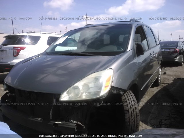 5TDZA23CX4S046122 - 2004 TOYOTA SIENNA CE/LE GRAY photo 2