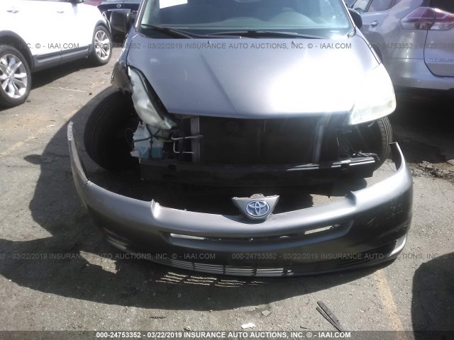 5TDZA23CX4S046122 - 2004 TOYOTA SIENNA CE/LE GRAY photo 6