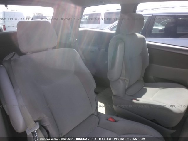 5TDZA23CX4S046122 - 2004 TOYOTA SIENNA CE/LE GRAY photo 8