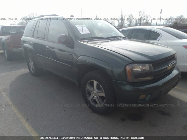 1GNDT13S852314039 - 2005 CHEVROLET TRAILBLAZER LS/LT GREEN photo 1