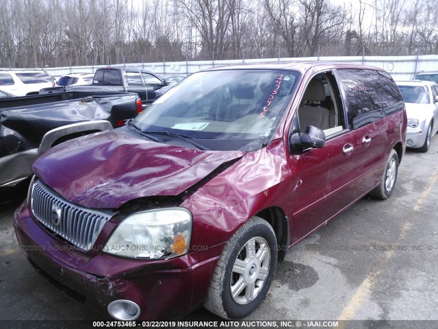 2MRDA20244BJ17402 - 2004 MERCURY MONTEREY RED photo 2