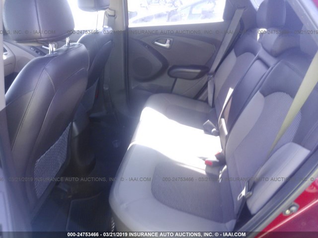 KM8JU3AC9CU360265 - 2012 HYUNDAI TUCSON GLS/LIMITED 红色 照片 8