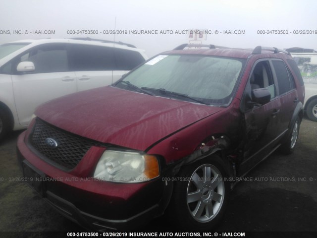 1FMZK01196GA12362 - 2006 FORD FREESTYLE SE RED photo 6