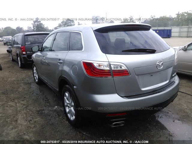 JM3TB2BA4B0319856 - 2011 MAZDA CX-9 SILVER photo 3