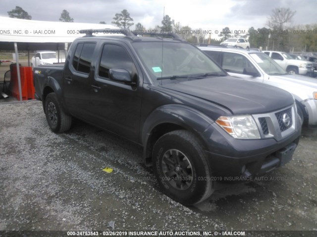 1N6AD0EVXEN771747 - 2014 NISSAN FRONTIER S/SV/SL/PRO-4X GRAY photo 1