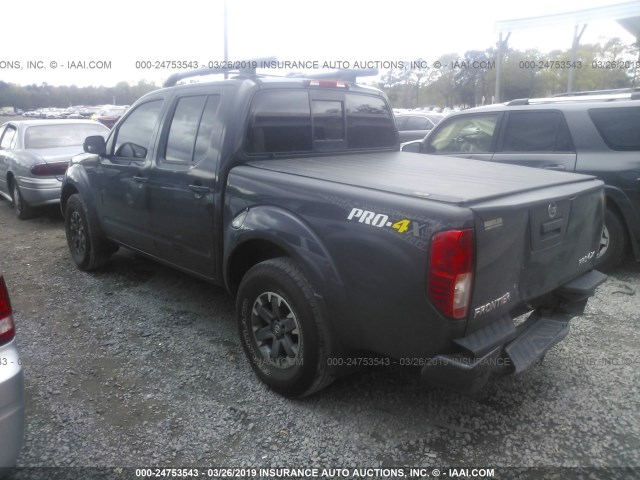 1N6AD0EVXEN771747 - 2014 NISSAN FRONTIER S/SV/SL/PRO-4X GRAY photo 3