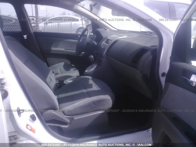 3N1AB61E28L755759 - 2008 NISSAN SENTRA 2.0/2.0S/2.0SL WHITE photo 5