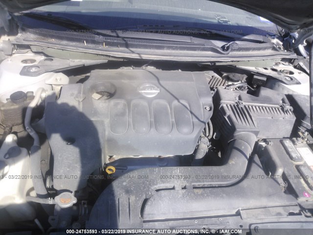 1N4AL21E17C171842 - 2007 NISSAN ALTIMA 2.5/2.5S SILVER photo 10