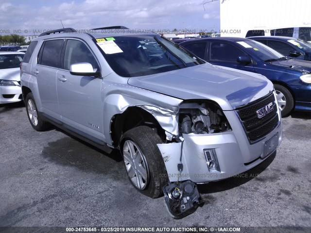 2CTALSEC6B6319704 - 2011 GMC TERRAIN SLE SILVER photo 1