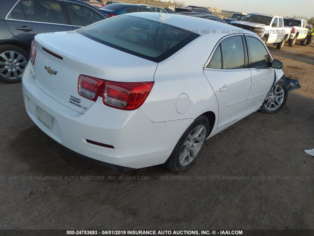 1G11C5SAXGF114697 - 2016 CHEVROLET MALIBU LIMITED LT WHITE photo 4