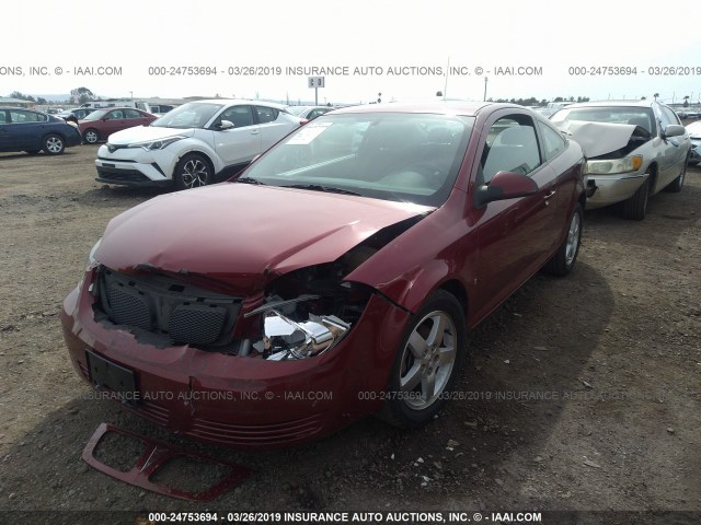 1G2AS18H697242394 - 2009 PONTIAC G5 RED photo 6