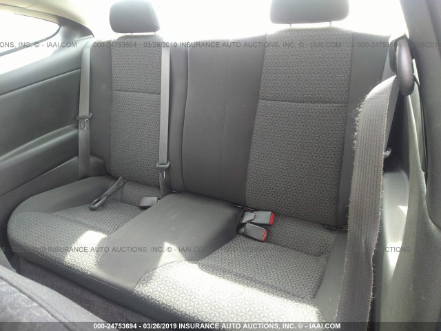 1G2AS18H697242394 - 2009 PONTIAC G5 RED photo 8