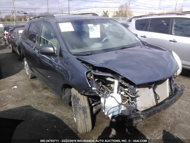 5TDZK23C68S157561 - 2008 TOYOTA SIENNA CE/LE BLUE photo 1